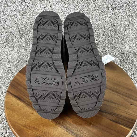 Roxy Alpine Collection BRANDI IIl Suede Faux Fur Snow Women Size 12 Boots Brown - Picture 9 of 11